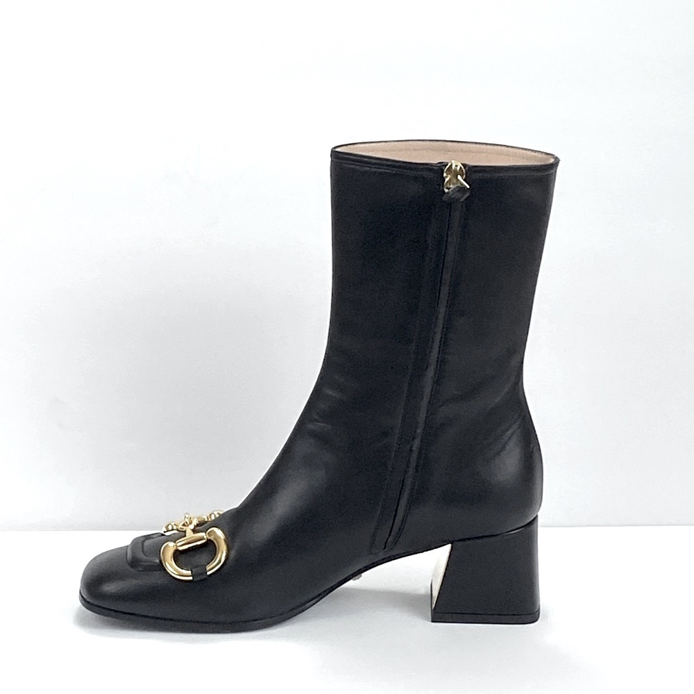 New Gucci  mid-heel ankle boot with Horsebit - Picture 8 of 16